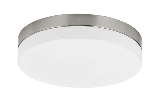 LED Ceiling  Acrylic and Metal Fixture in Brushed