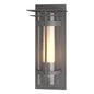 Torch with Top Plate Outdoor Sconce