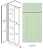 Luxury Frameless Cabinet 30 in. pantry 96 in. full-height cabinet with 4 doors