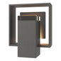 Shadow Box Small w/Slate Outdoor Sconce