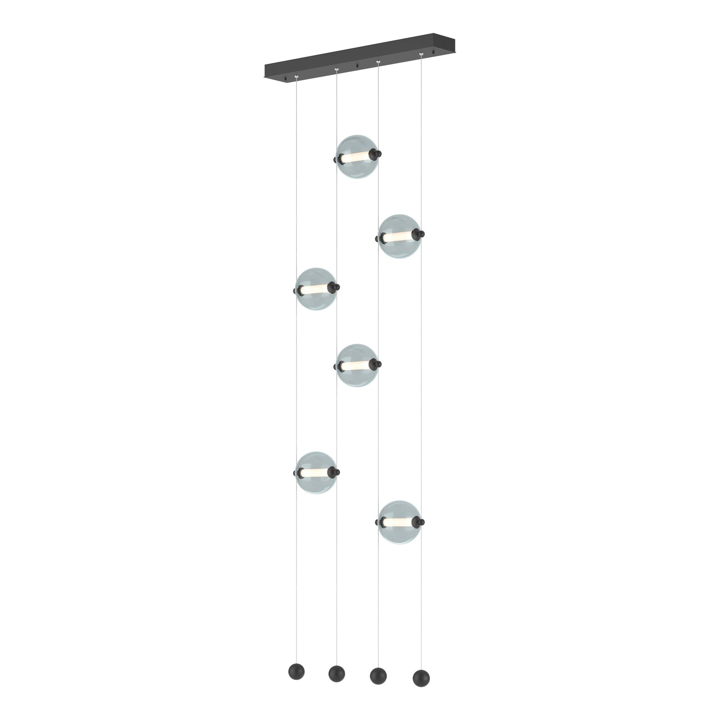 Abacus 6-Light Ceiling-to-Floor LED Pendant