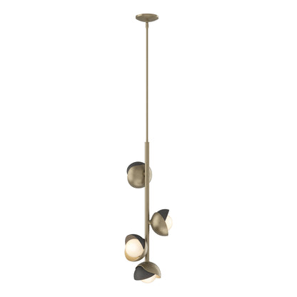 Brooklyn 4-Light Double Shade Vertical Pendant