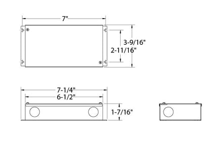 24W 24V Dimmable hardwired driver, one output