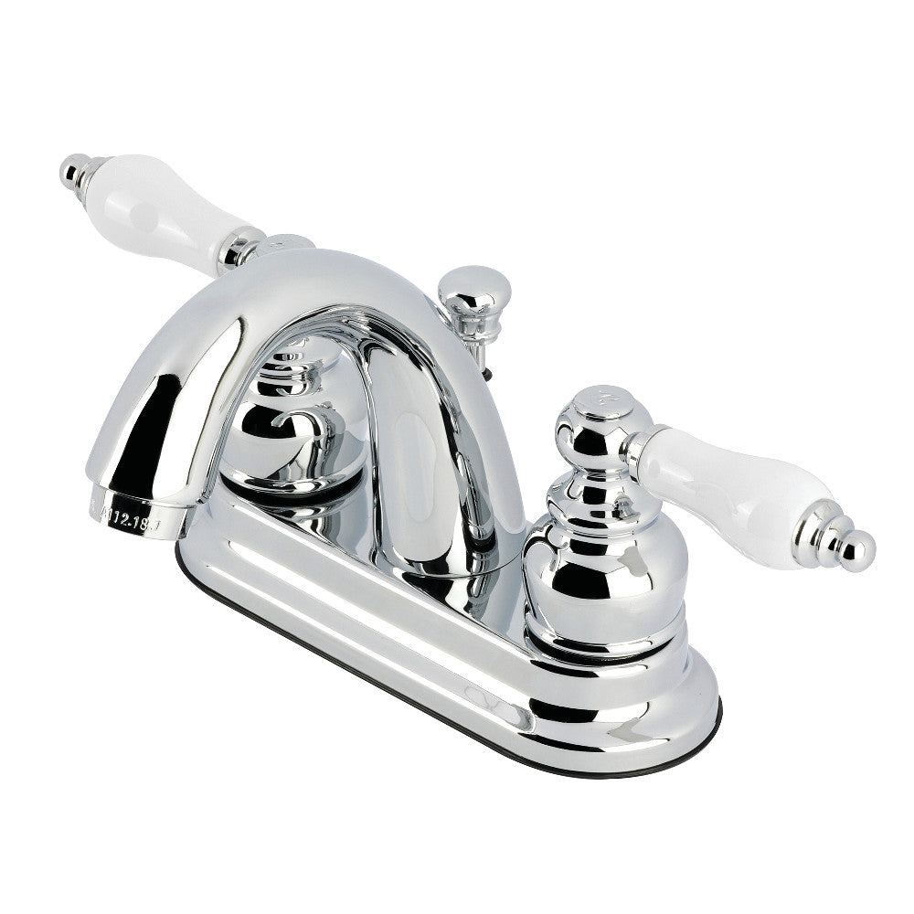 Restoration 4 Inch Centerset Bathroom Faucet in Polished Chrome