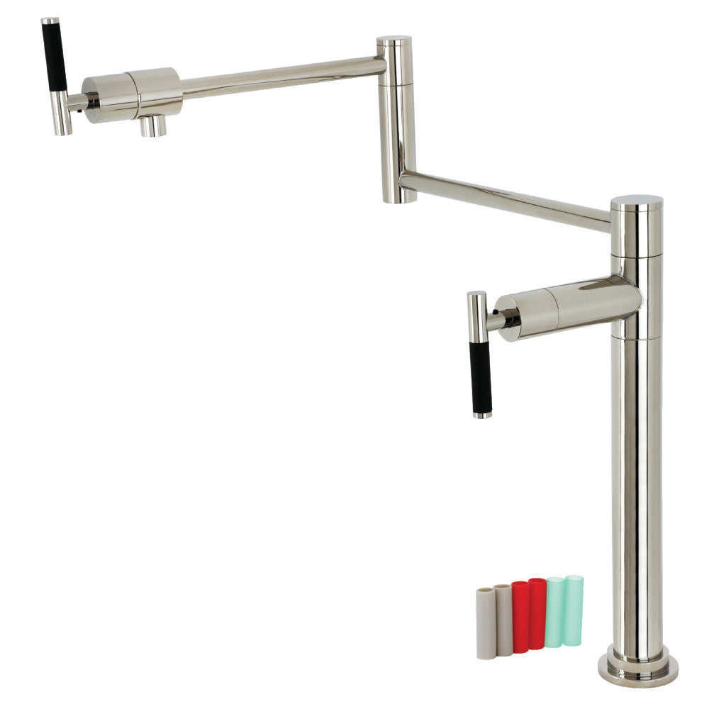 Kaiser Pot Filler Faucet in Polished Nickel