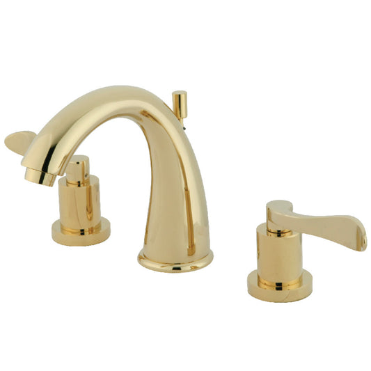 NuWave Widespread Bathroom Faucet in Polished Brass