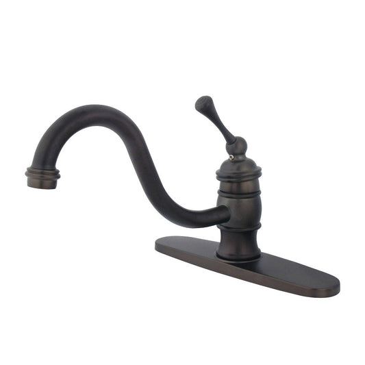 Restoration One Handle Kitchen Faucet in Oil Rubbed Bronze