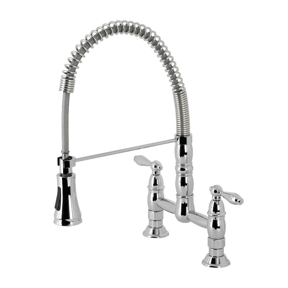 Heritage Pre-Rinse Kitchen Faucet in Polished Chrome