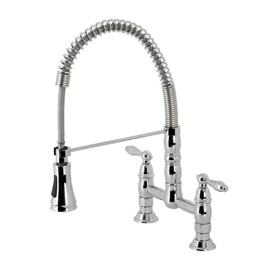 Heritage Pre-Rinse Kitchen Faucet in Polished Chrome