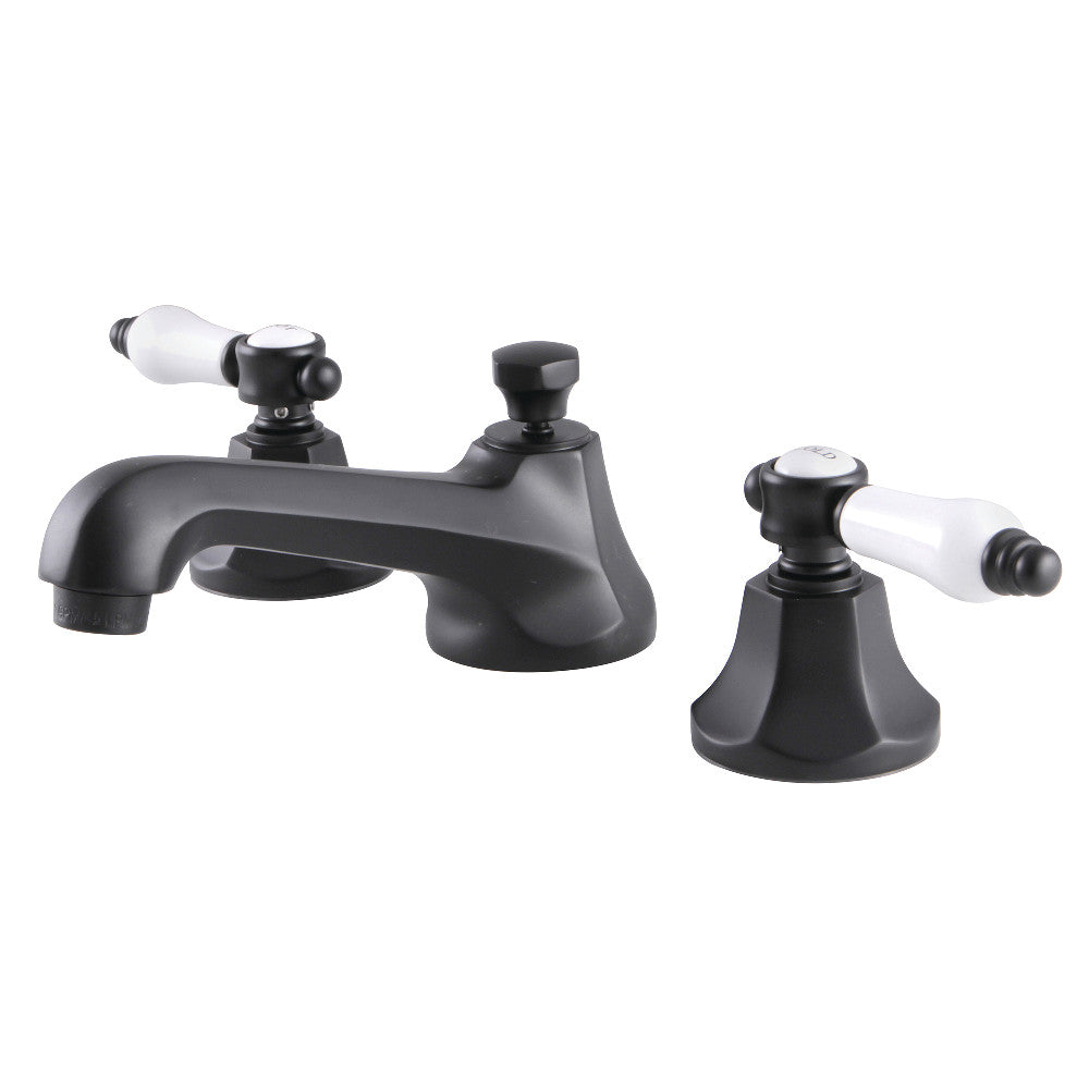 Bel-Air Widespread Bathroom Faucet in Matte Black