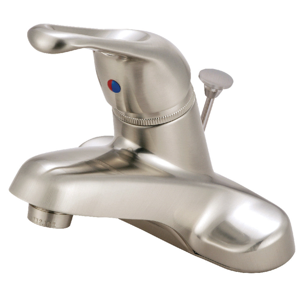 Wyndham 4 Inch Centerset Bathroom Faucet in Brushed Nickel