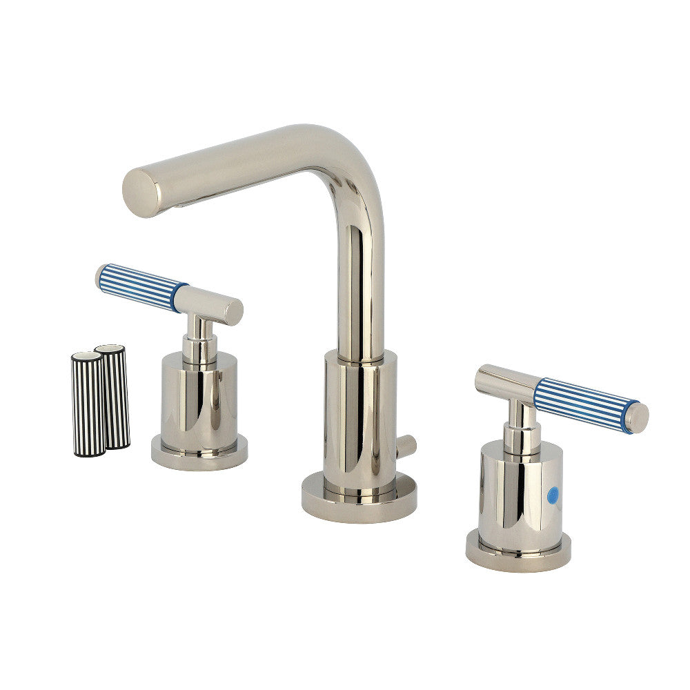 Verona Widespread Bathroom Faucet in Polished Nickel