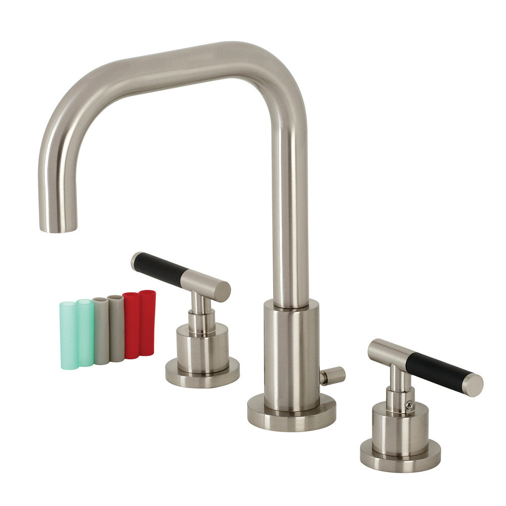 Kaiser Widespread Bathroom Faucet in Brushed Nickel