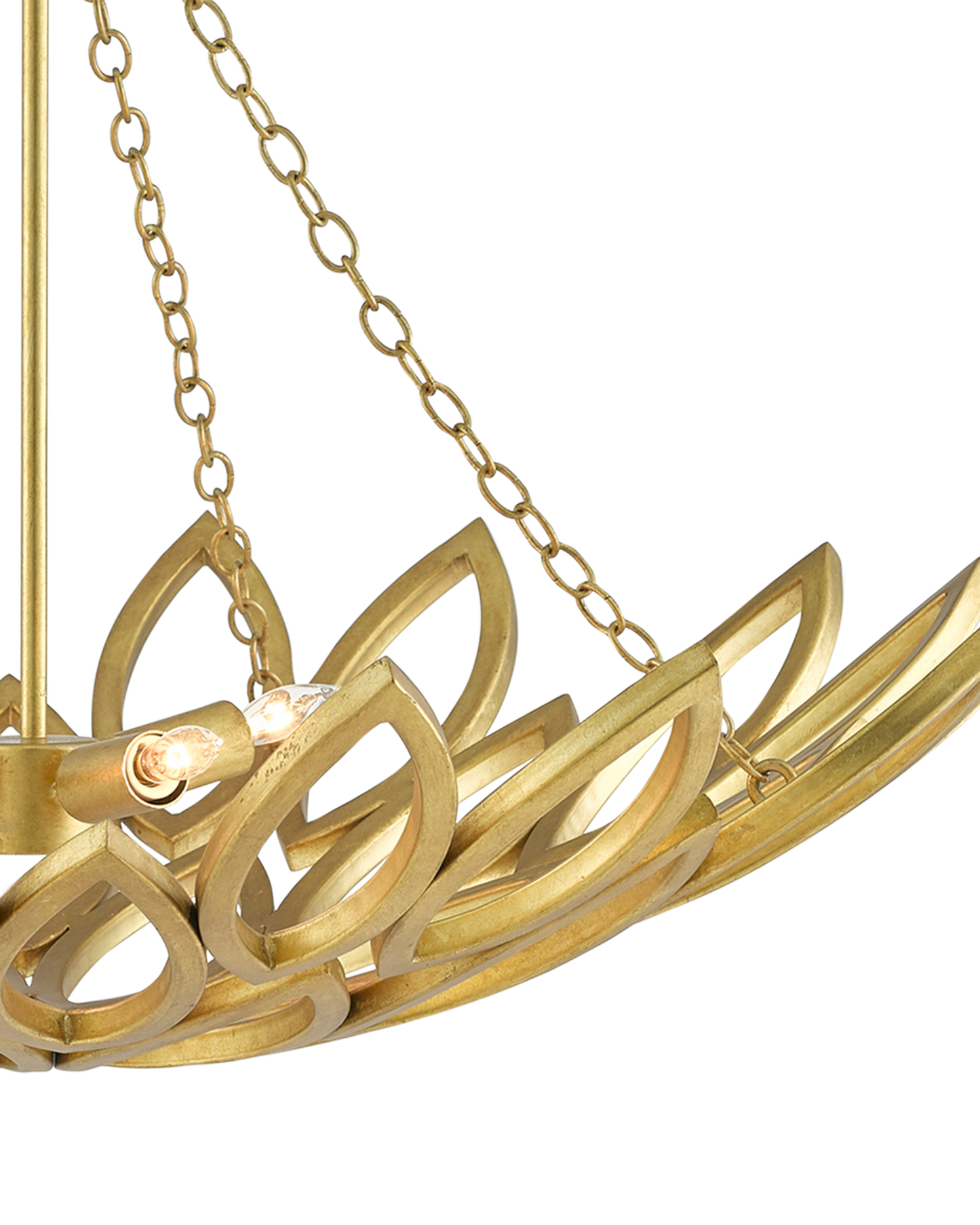 Allemande Gold Chandelier