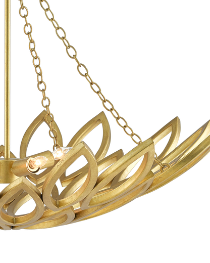 Allemande Gold Chandelier