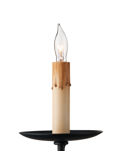 Saxon Black Linear Chandelier