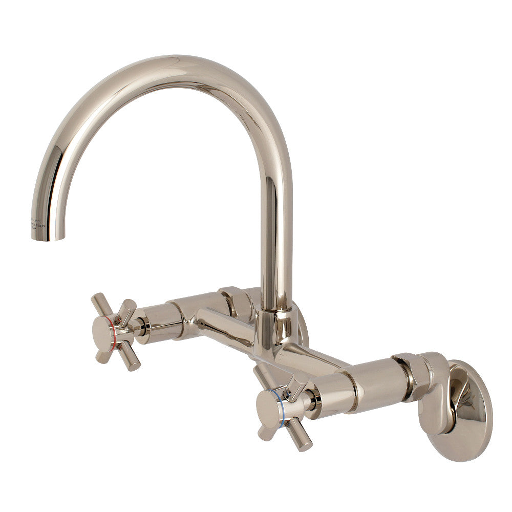 Concord Wall Mount Kitchen Faucet in Polished Nickel