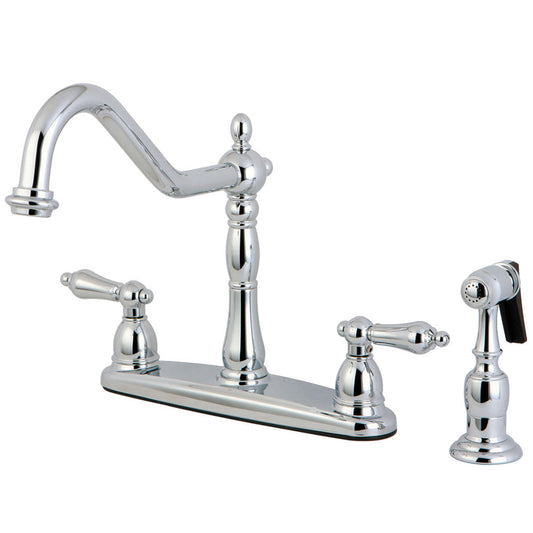 Heritage Centerset Kitchen Faucet in Polished Chrome