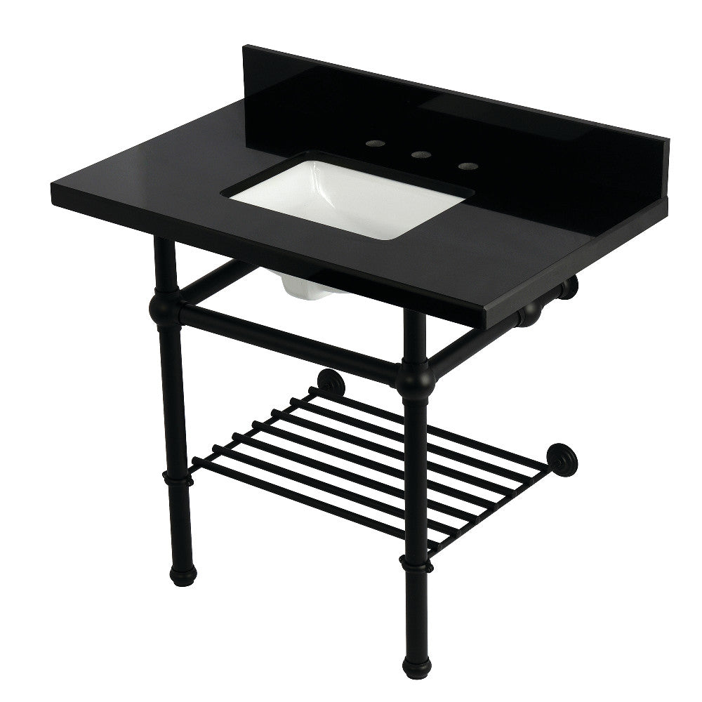 Templeton 36 Inch Console Sink in Black