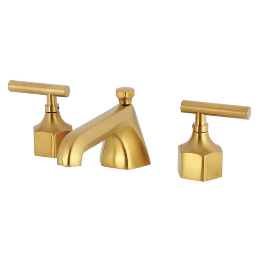 Widespread Bathroom Faucet in Brushed Gold