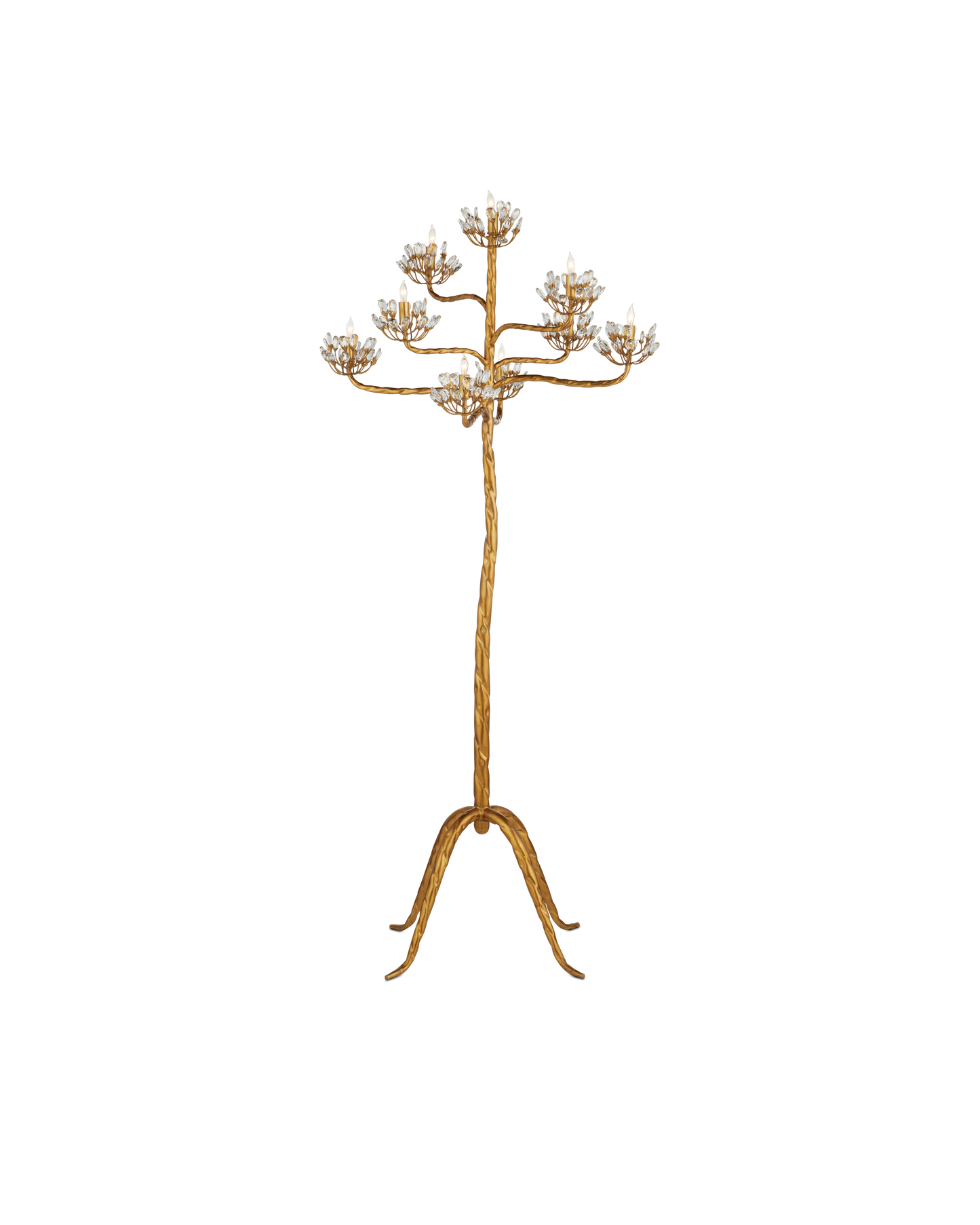 Agave Americana Gold Floor Lamp