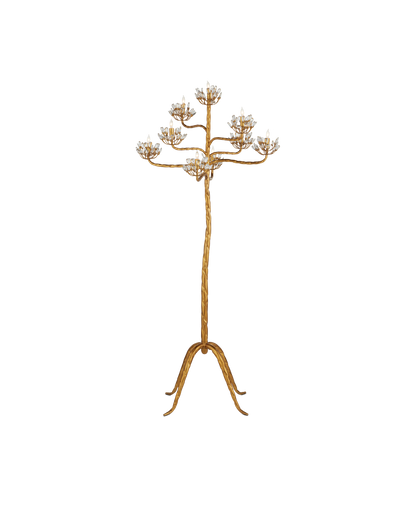 Agave Americana Gold Floor Lamp