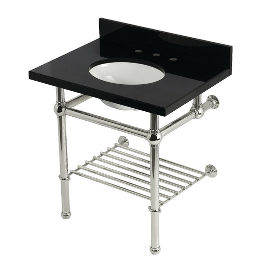 Templeton 30 Inch Console Sink in Polished Nickel