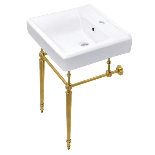 Edwardian 20 Inch Console Sink in White