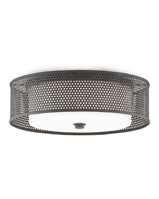 Notte Black Flush Mount