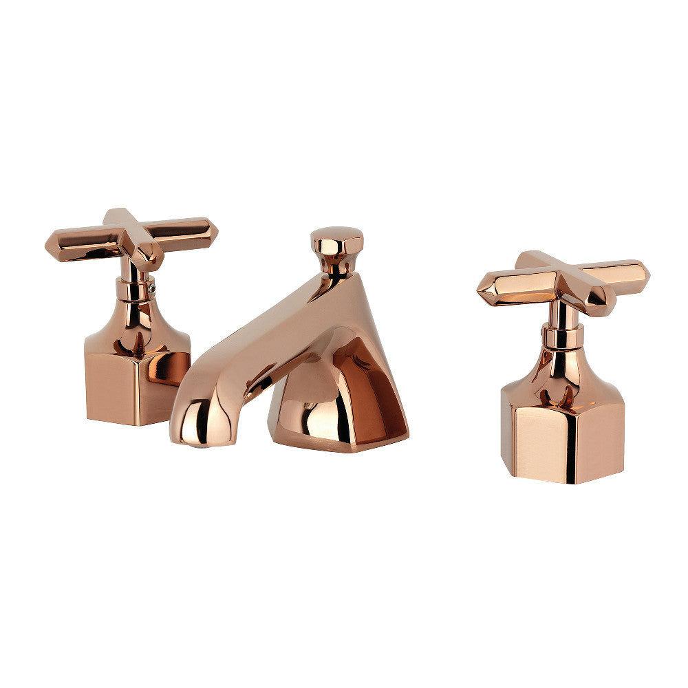 Widespread Bathroom Faucet in Rose Gold
