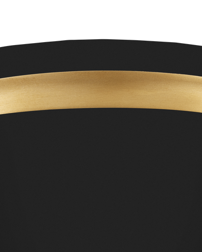Serenity Black Flush Mount