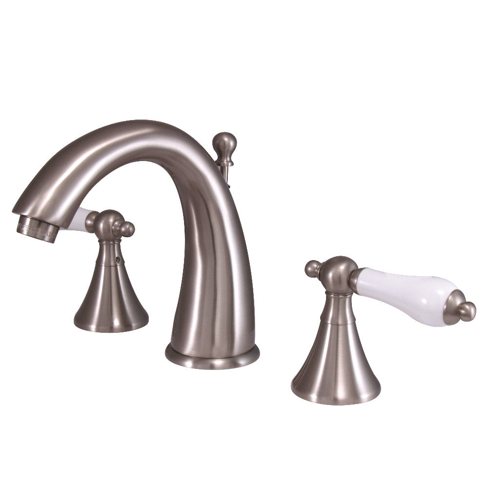 Naples Widespread Bathroom Faucet in Brushed Nickel