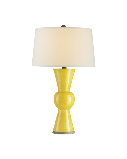 Upbeat Yellow Table Lamp