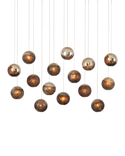 Pathos 15-Light Linear Multi-Drop Pendant
