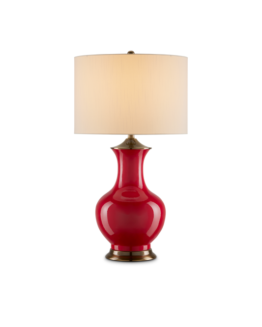 Lilou Red Table Lamp