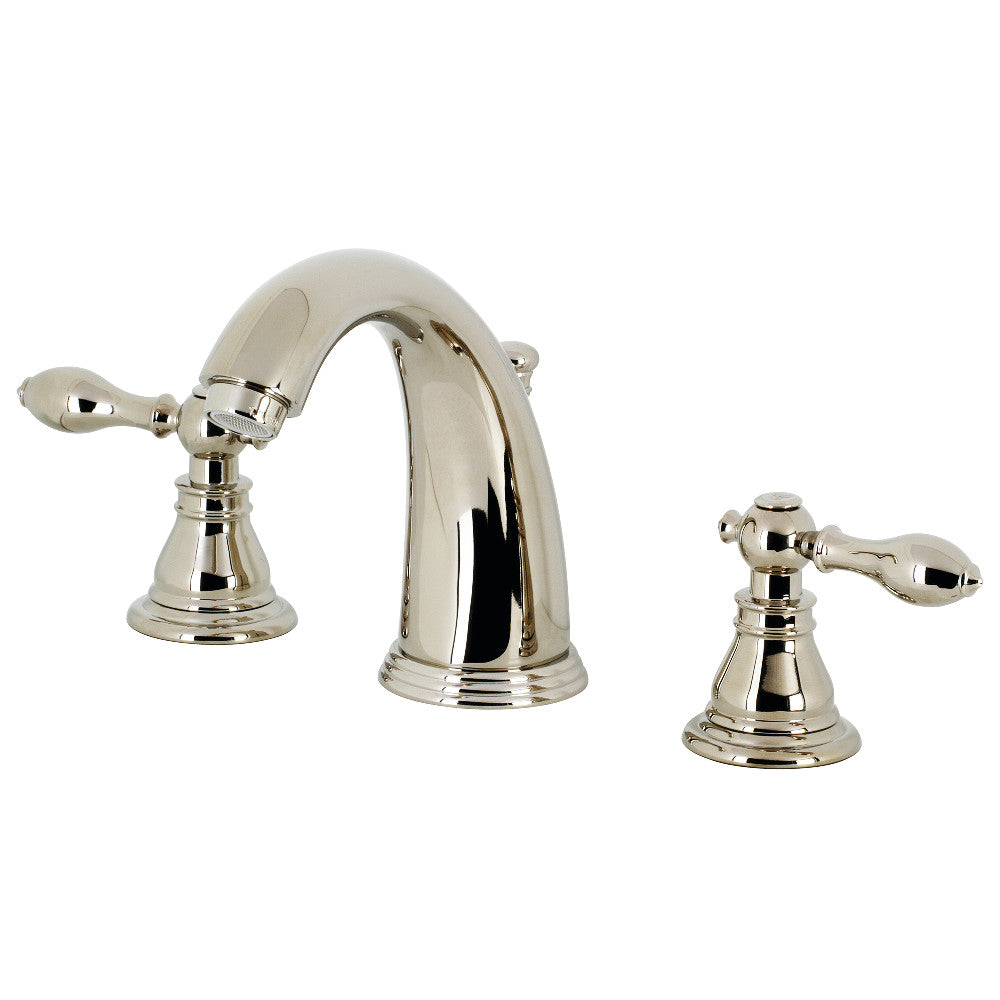 American Classic Widespread Bathroom Faucet in Polished Nickel