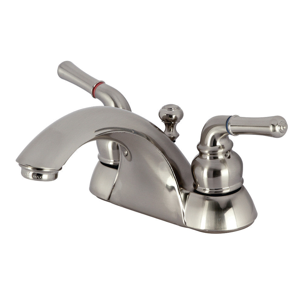 Naples 4 Inch Centerset Bathroom Faucet in Brushed Nickel