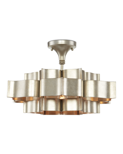 Grand Lotus Small Sliver Chandelier