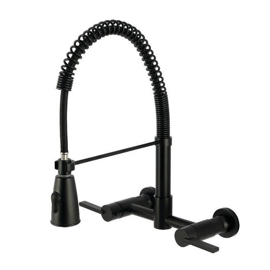 Continental Pre-Rinse Kitchen Faucet in Matte Black