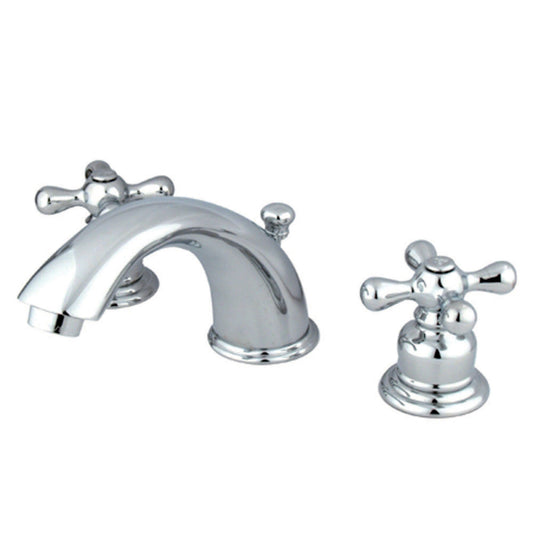 Victorian Widespread Bathroom Faucet in Polished Chrome