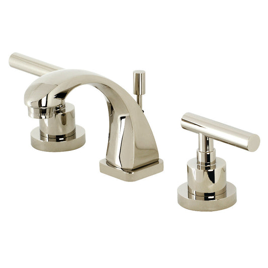Manhattan Widespread Bathroom Faucet in Polished Nickel