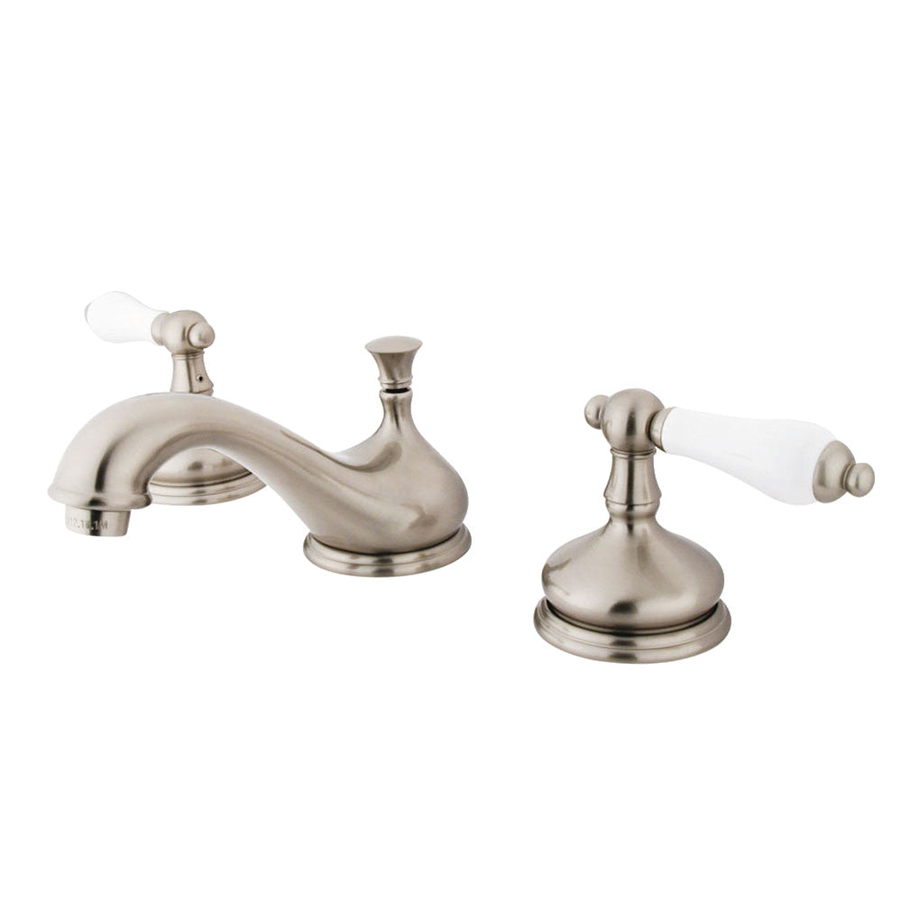 Heritage Widespread Bathroom Faucet in Brushed Nickel