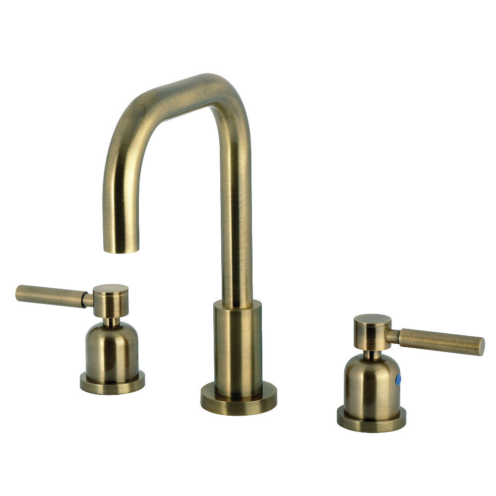 Concord Widespread Bathroom Faucet in Antique Brass