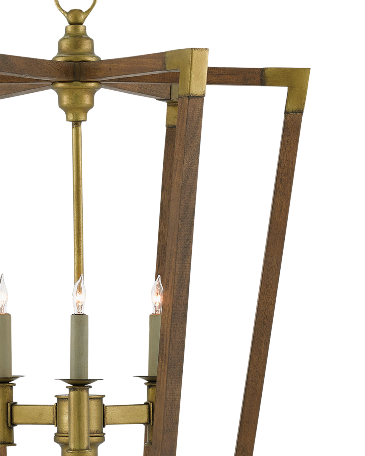 Bastian Medium Chestnut Lantern