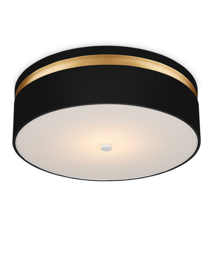 Serenity Black Flush Mount