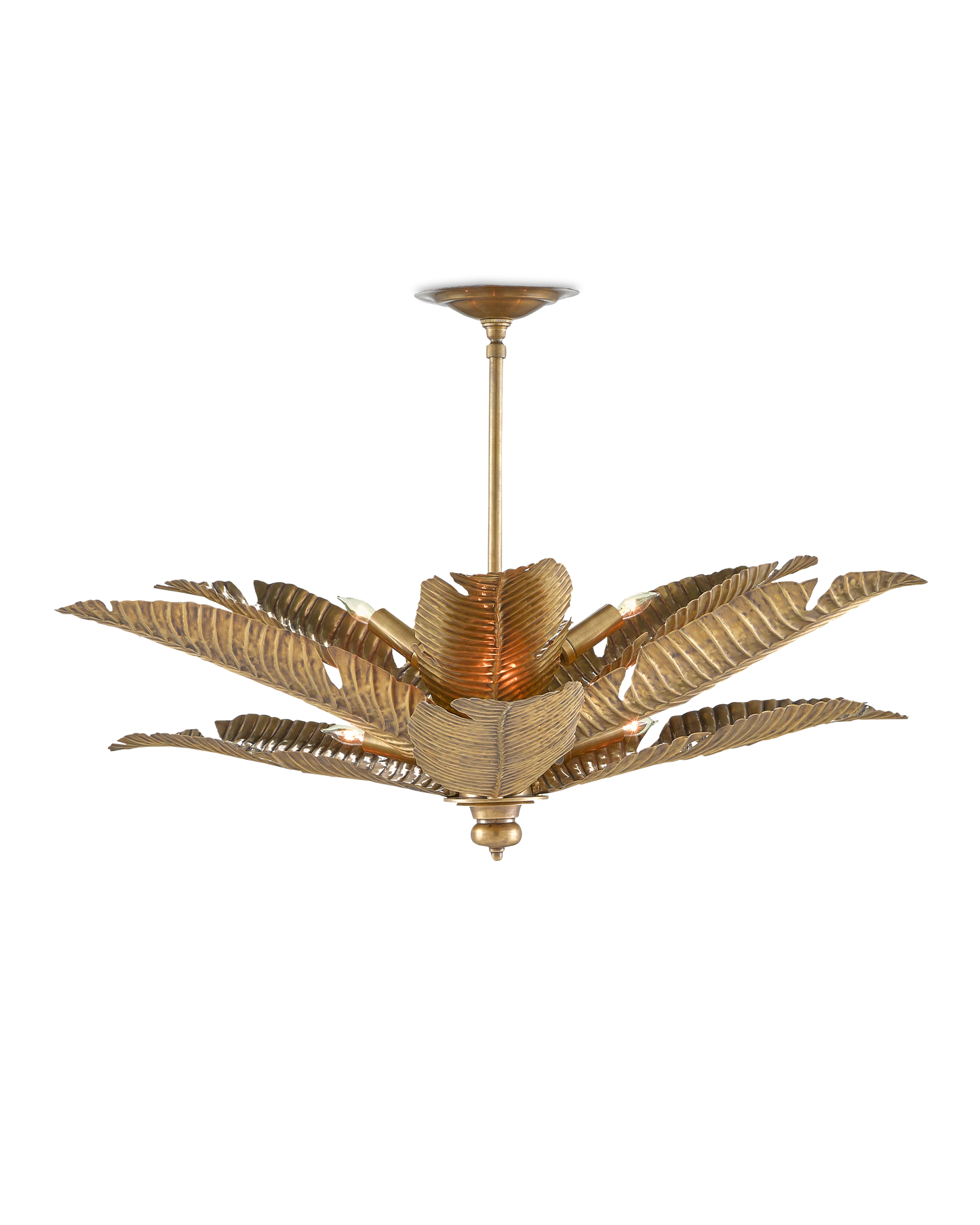 Tropical Gold Semi-Flush Mount