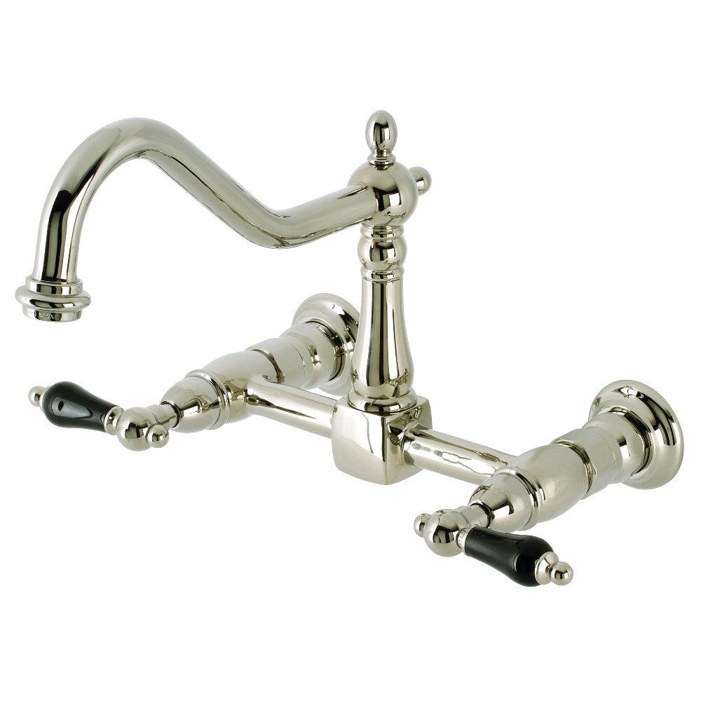 Duchess Wall Mount Kitchen Faucet in Polished Nickel