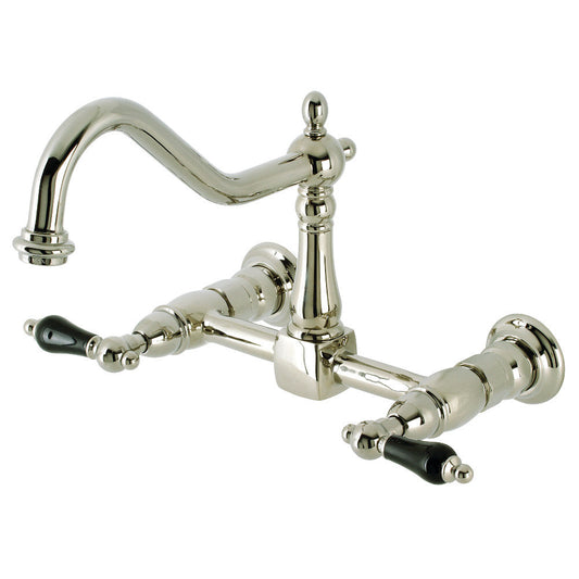 Duchess Wall Mount Kitchen Faucet in Polished Nickel