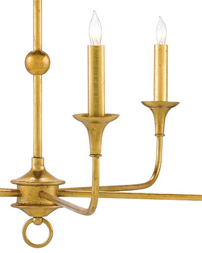 Nottaway Small Gold Chandelier