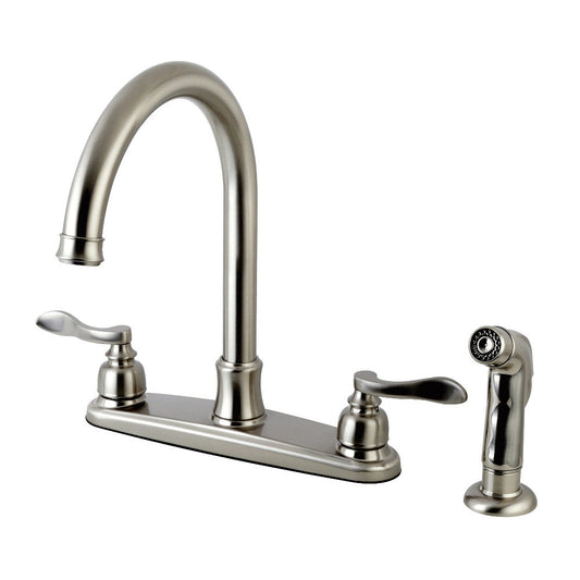 NuWave French Centerset Kitchen Faucet in Brushed Nickel